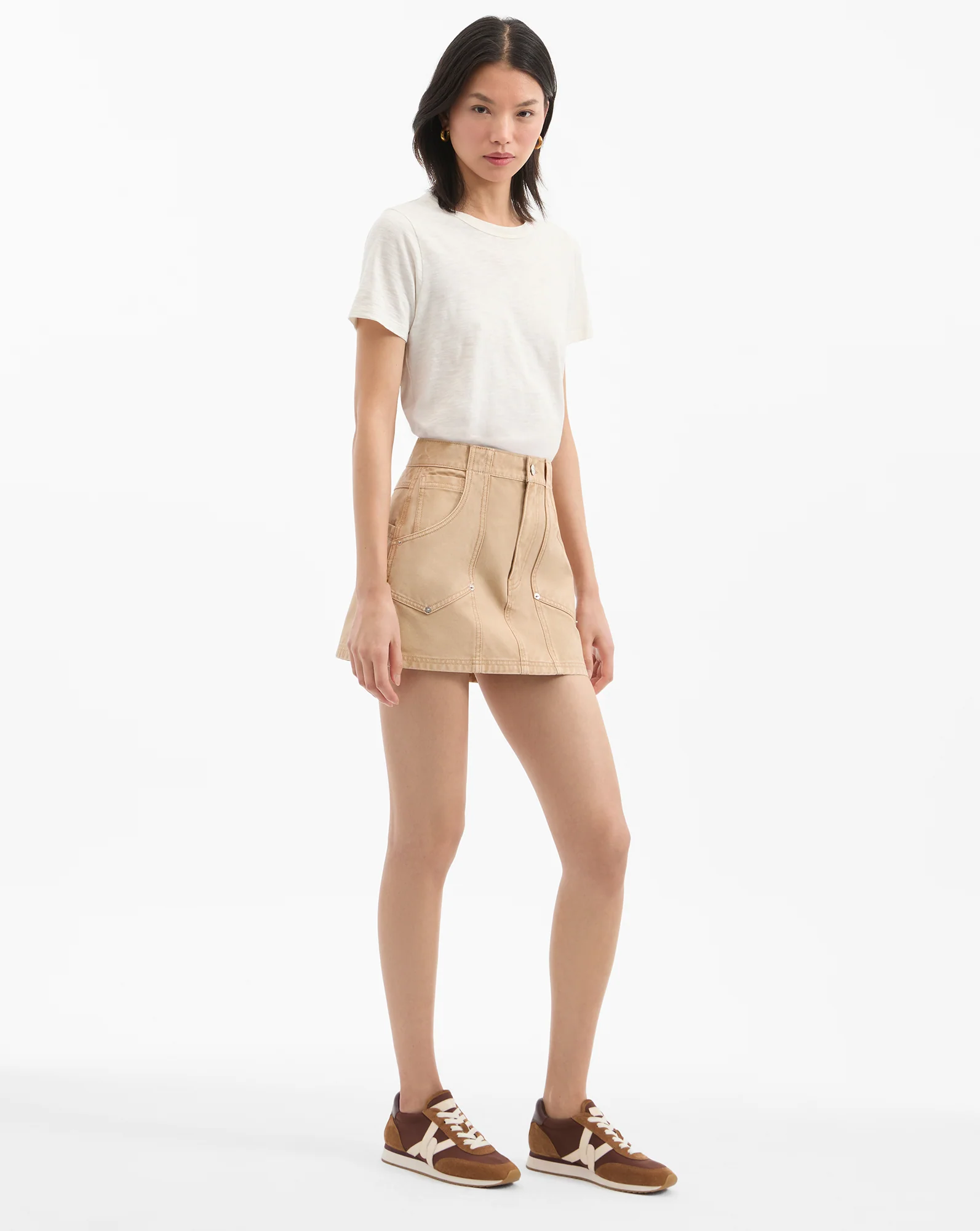 Stelene Denim Mini Skirt - Image 3
