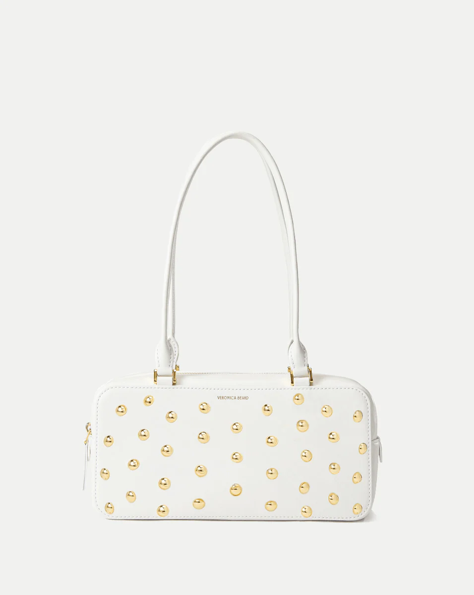 Studded Boxy Shoulder Bag
