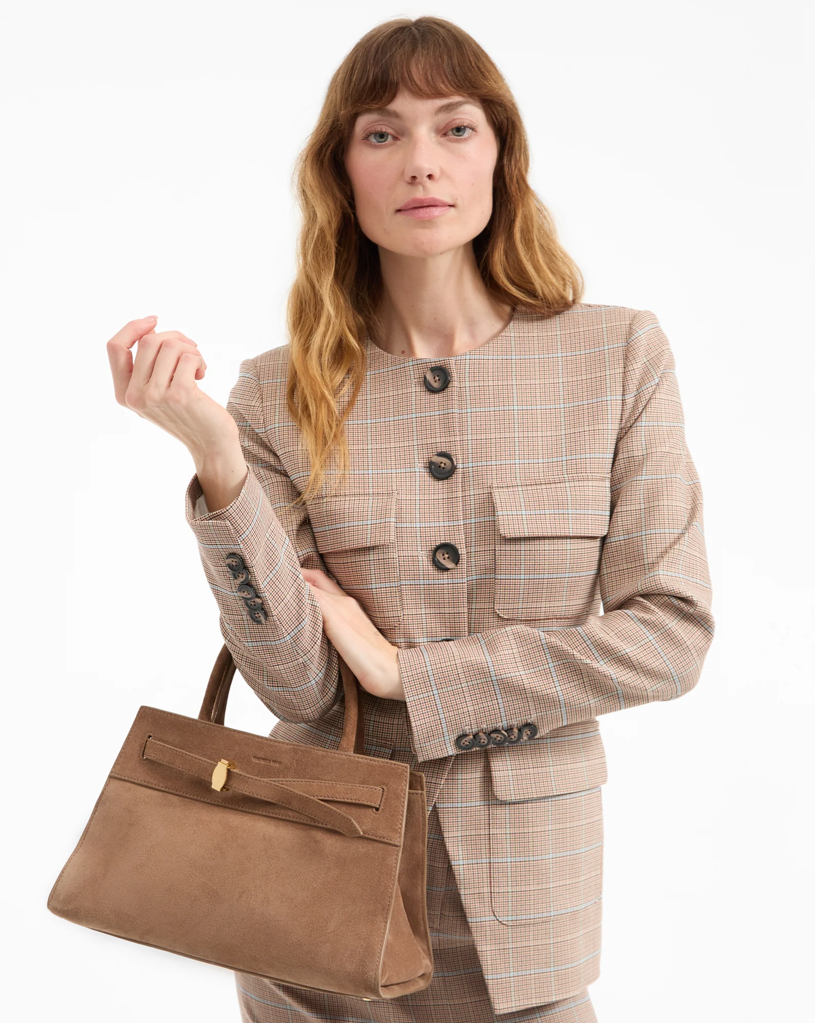 Veronica Beard Suede Dash Bag - Image 2