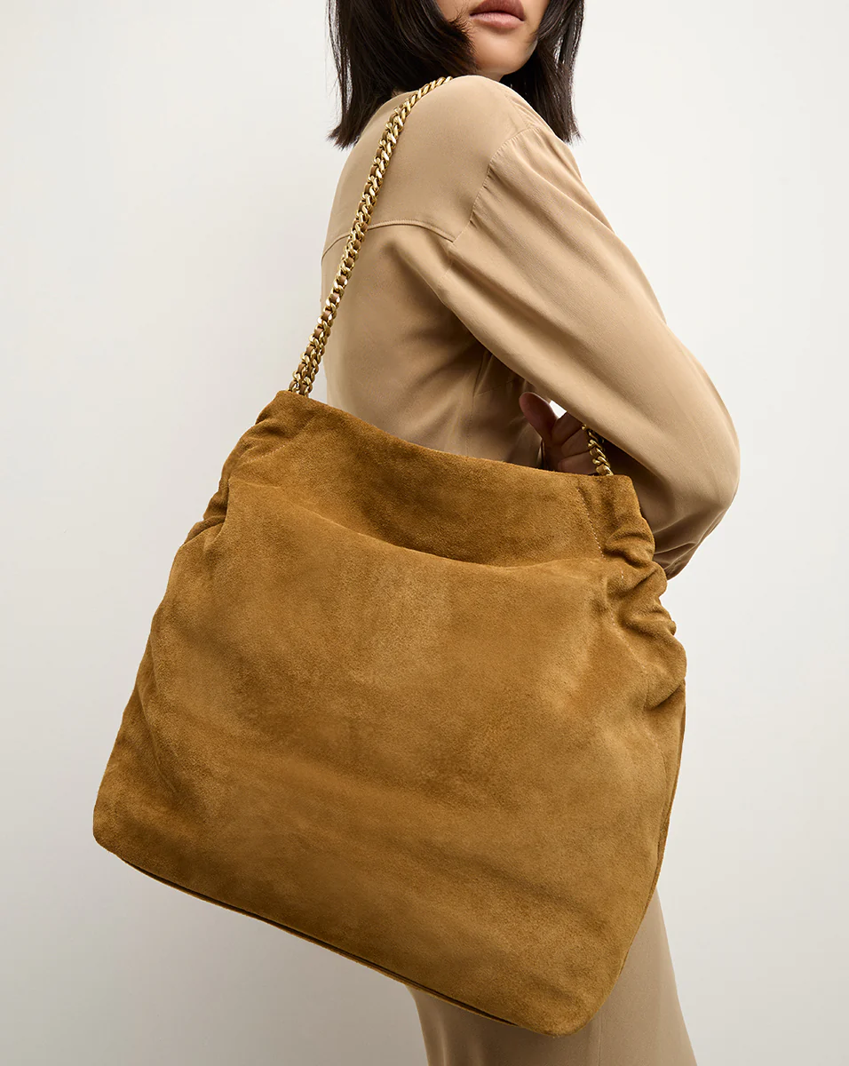 Veronica Beard Suede Slouch Bag - Image 6