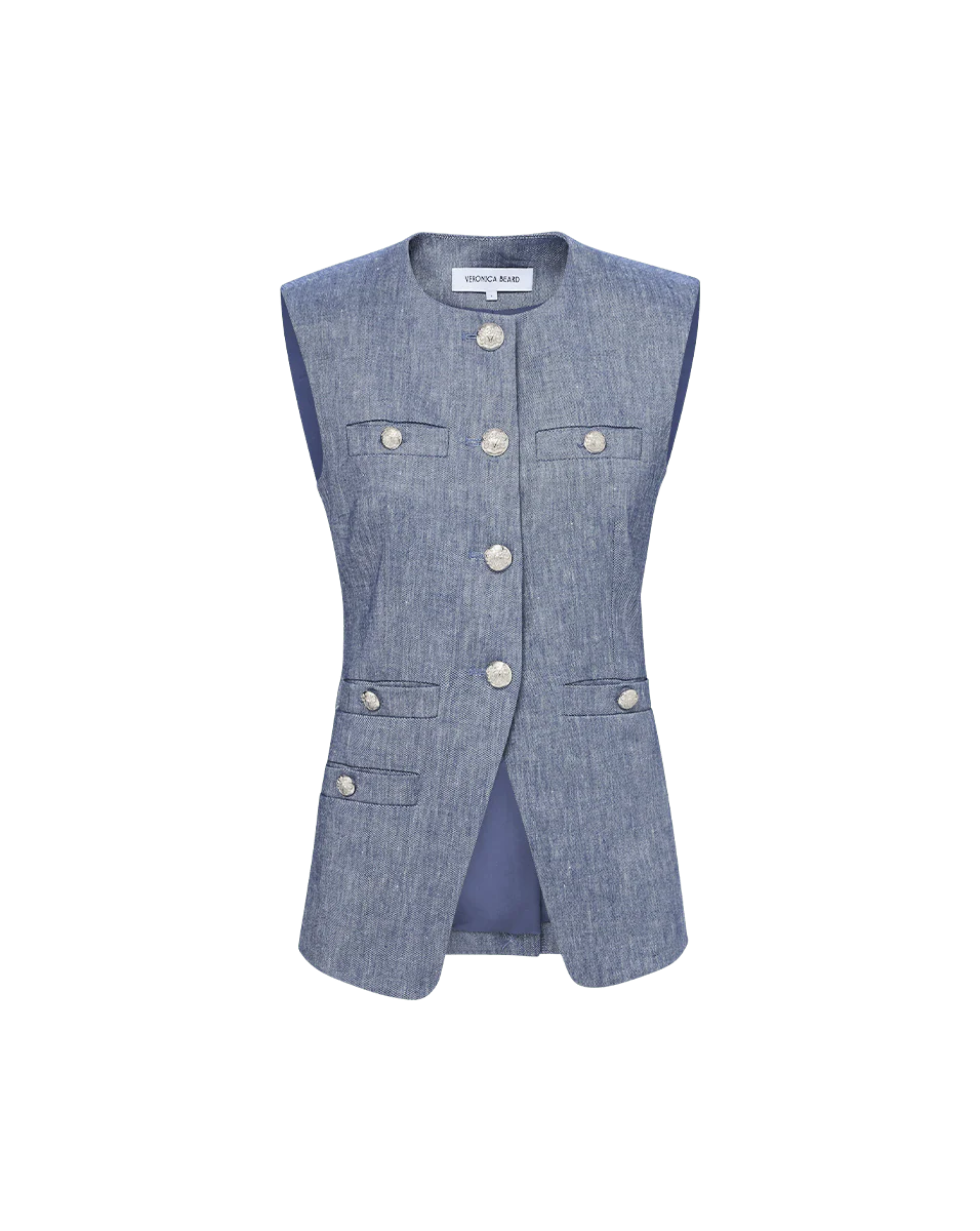 Tamara Linen Vest - Image 8