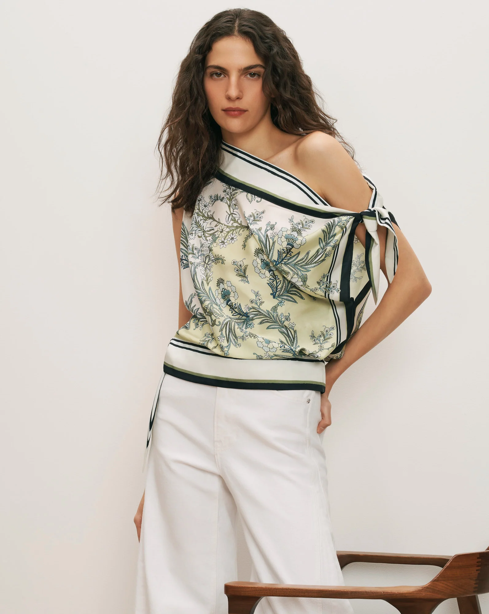 Tari One-Shoulder Blouse