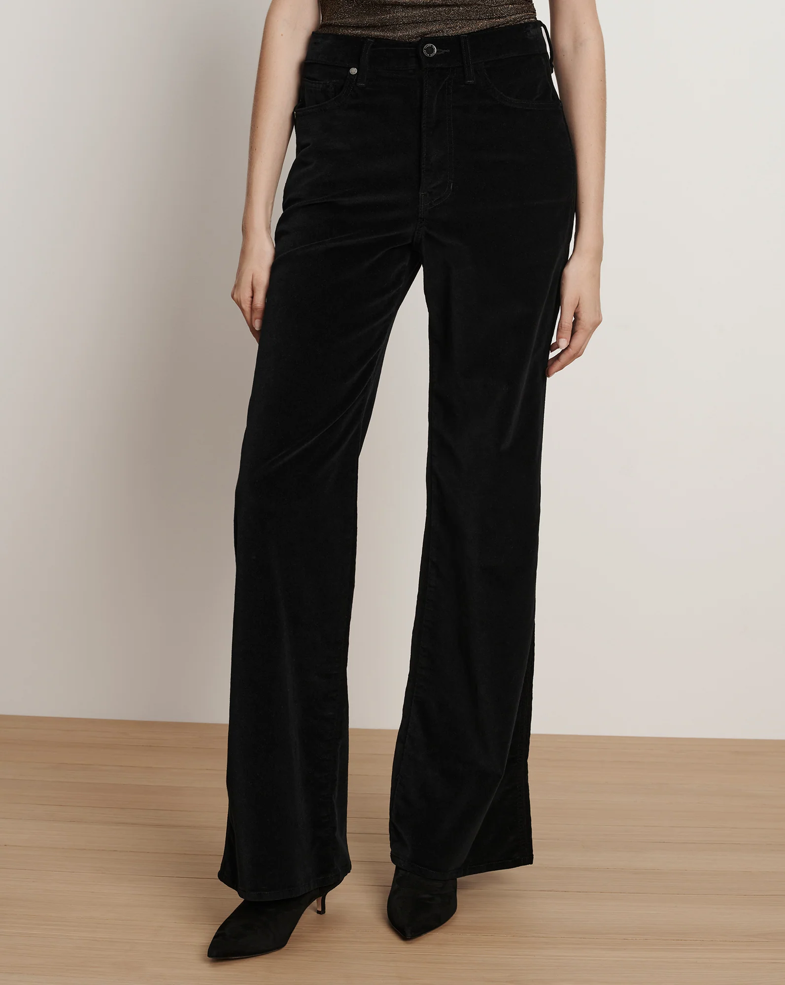 Taylor Velvet Wide-Leg Pant - Image 2