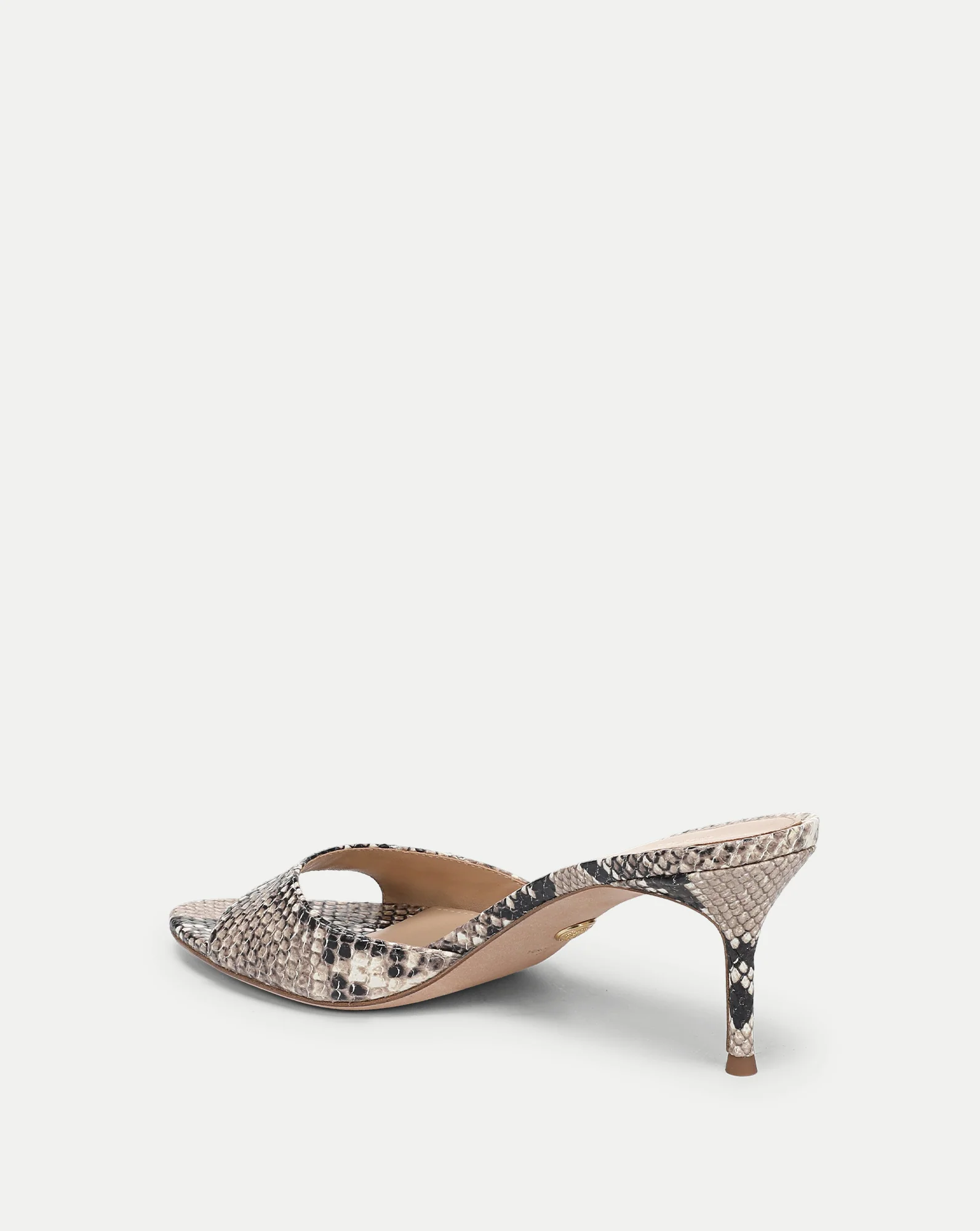 Tia Leather Kitten-Heel Sandal - Image 5