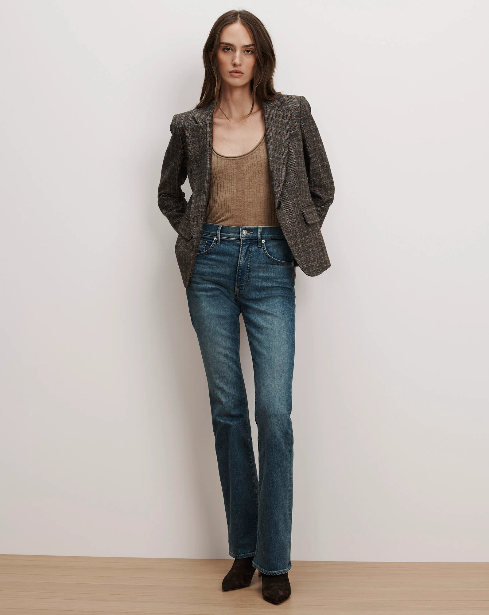Tyra Plaid Dickey Jacket - Image 2