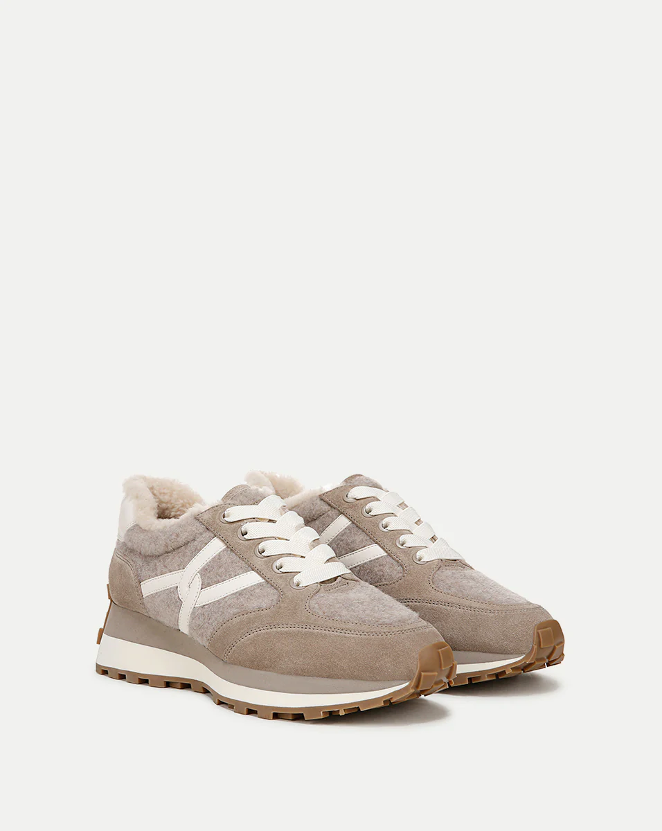 Valentina Shearling Sneaker - Image 2