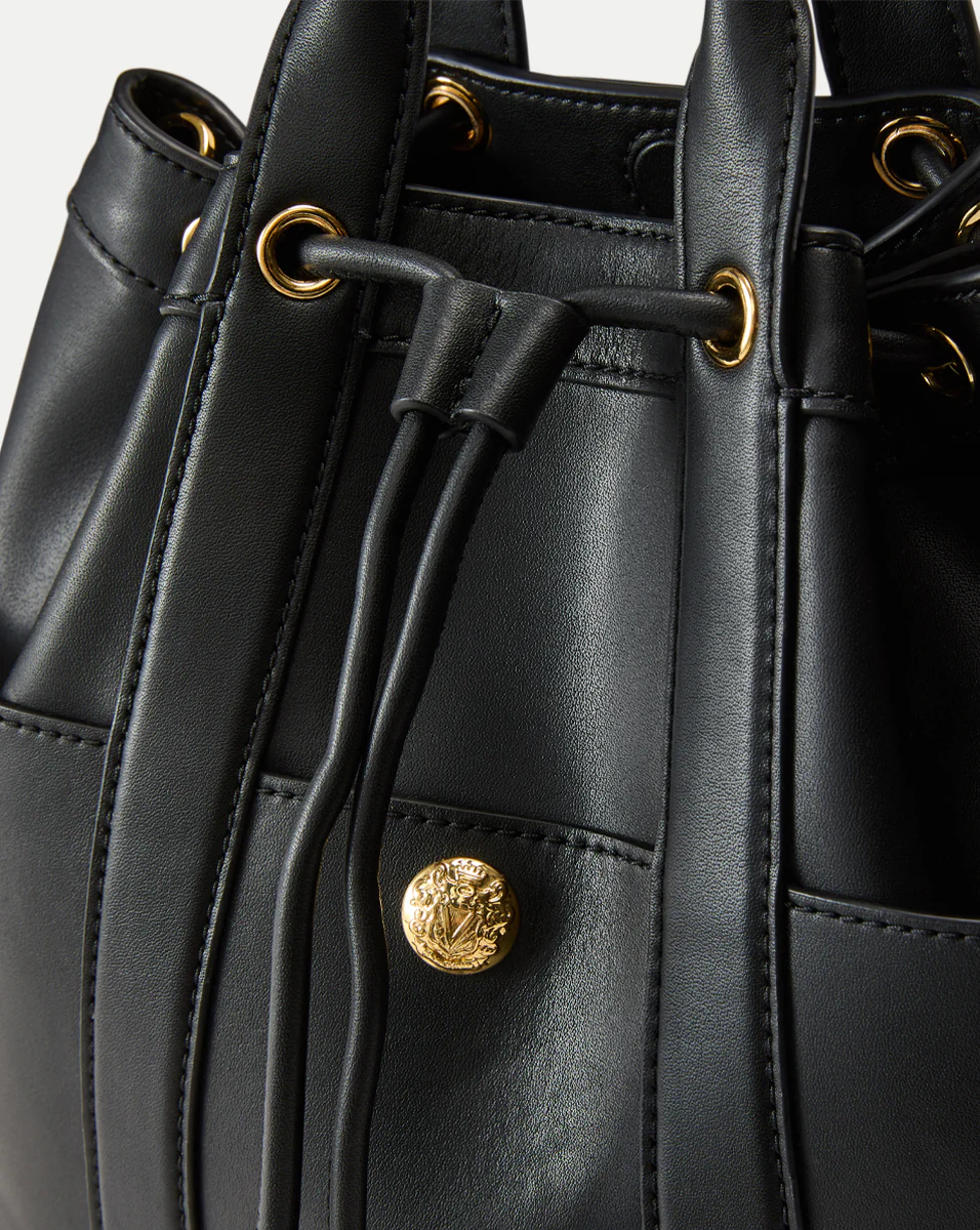 Veronica Beard Leather Goody Bag - Image 3