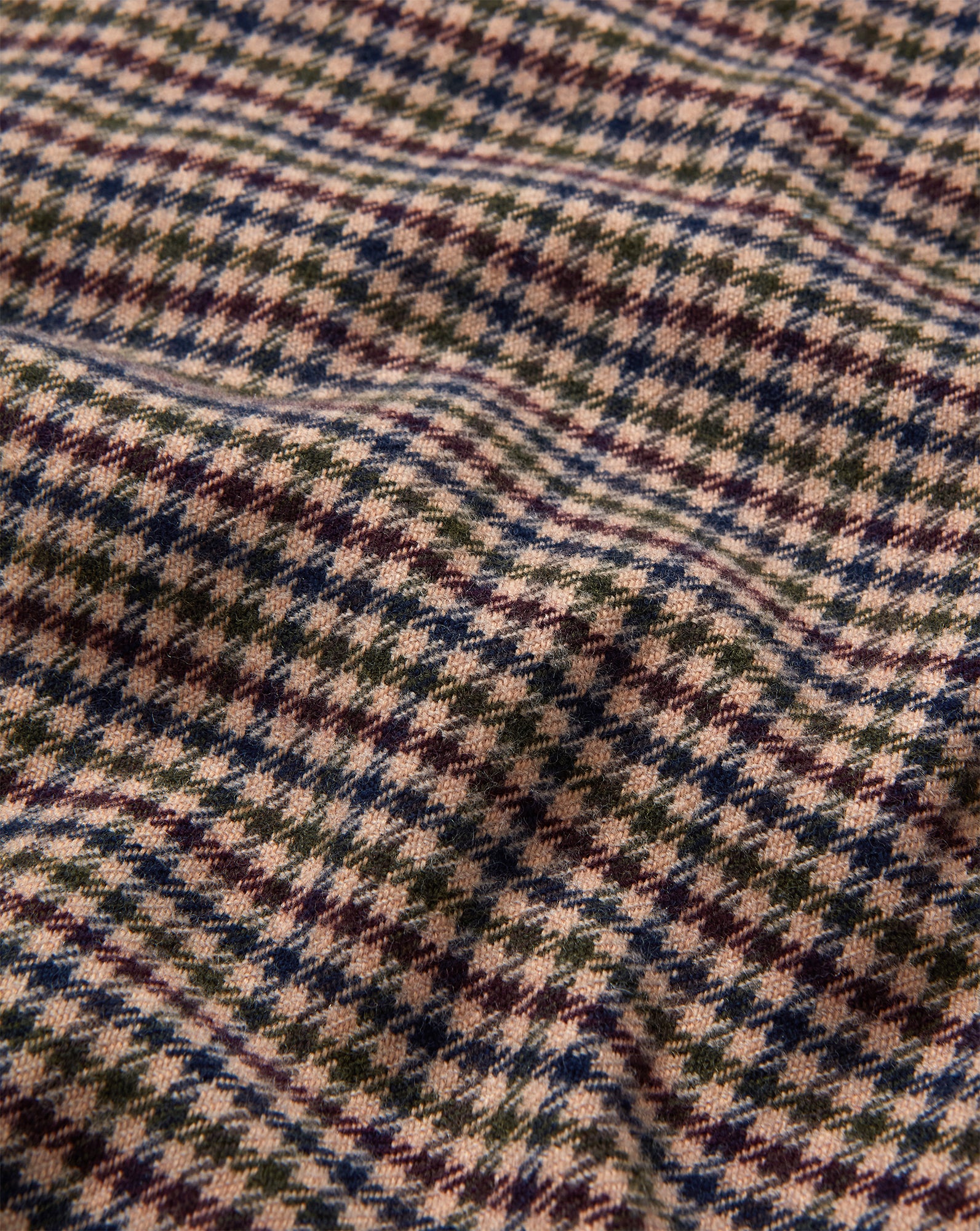 Houndstooth Wool Scarf - Image 5