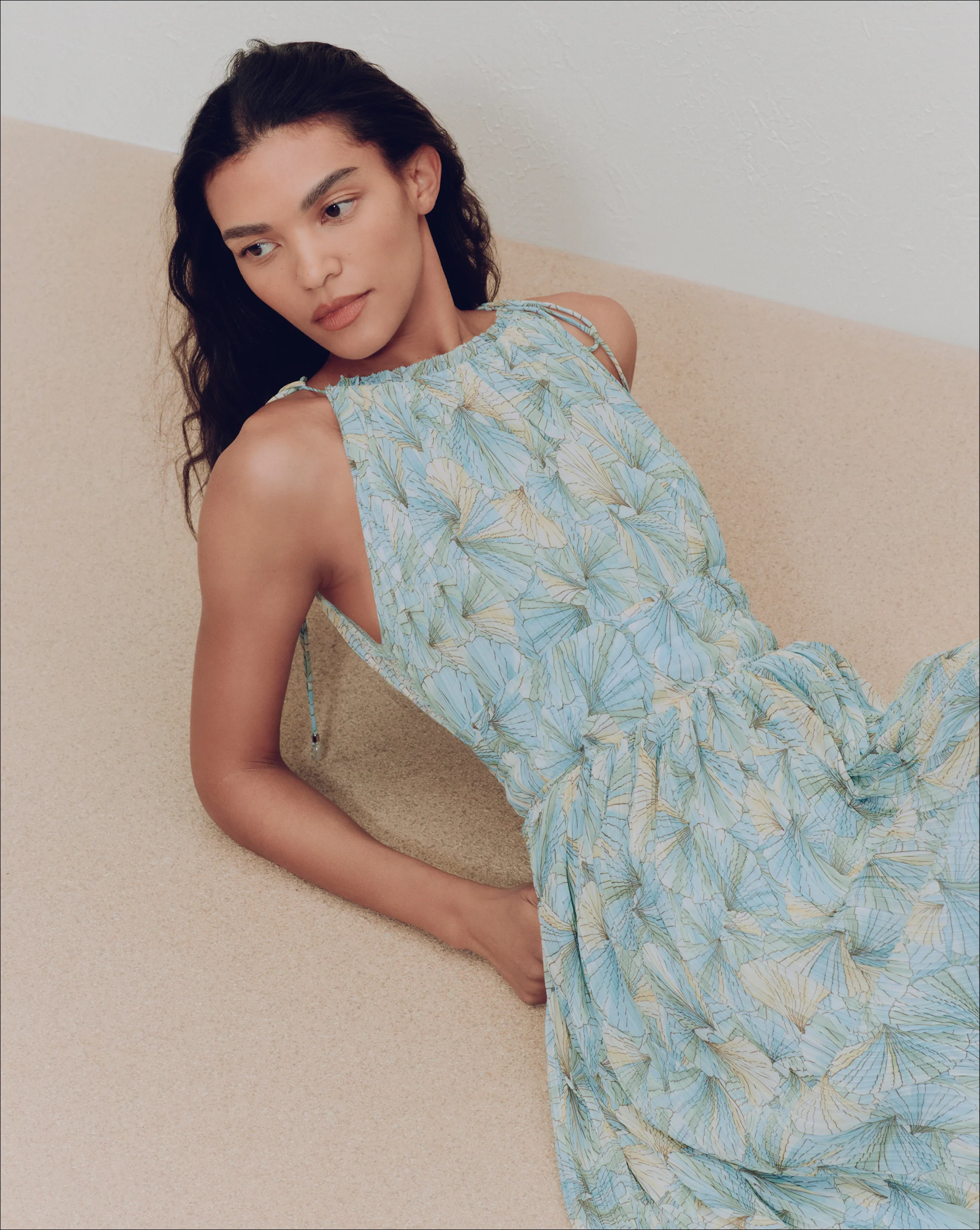 Yardley Pleated Maxi Dress - Image 6