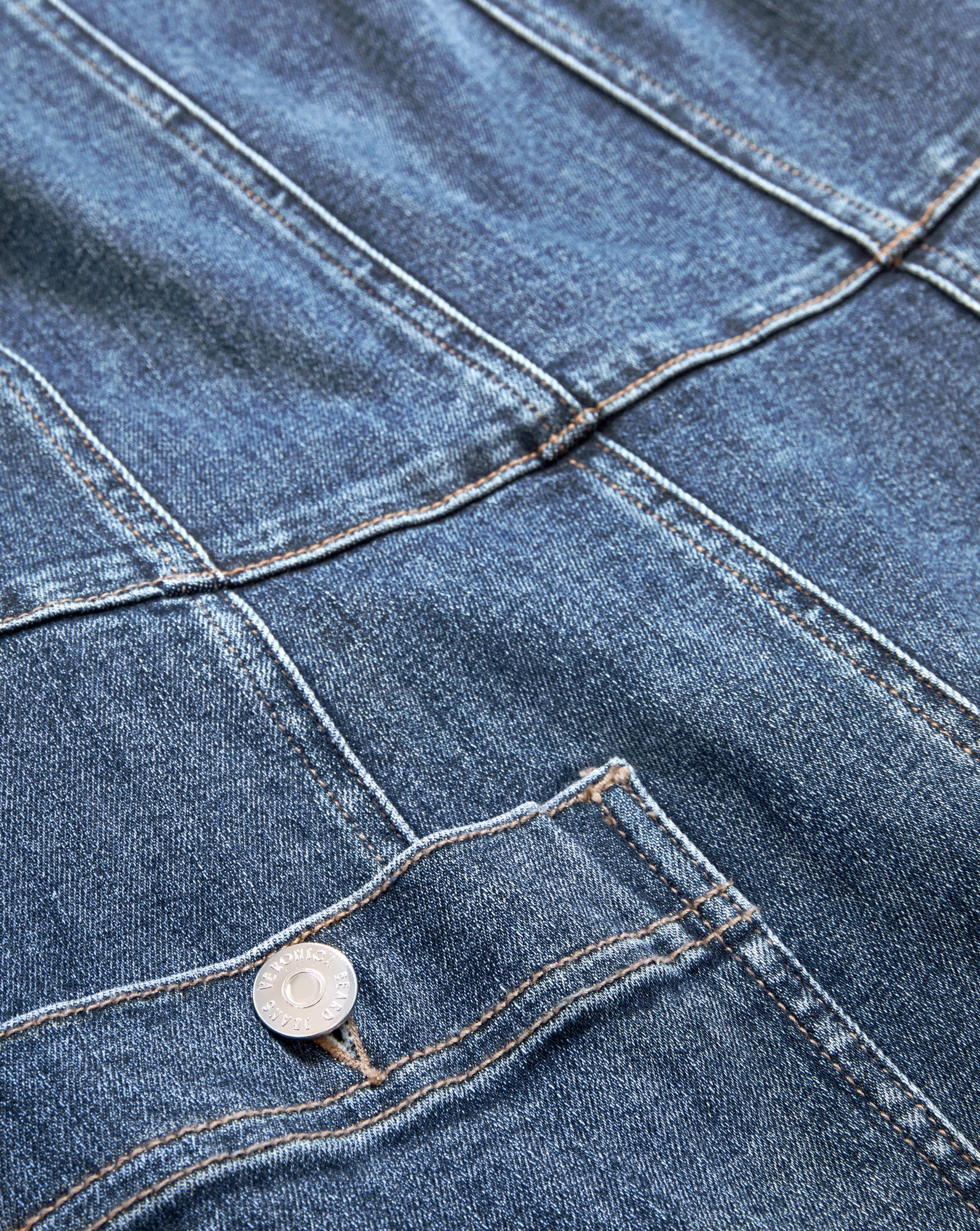 Zaire Denim Mini Dress - Image 4